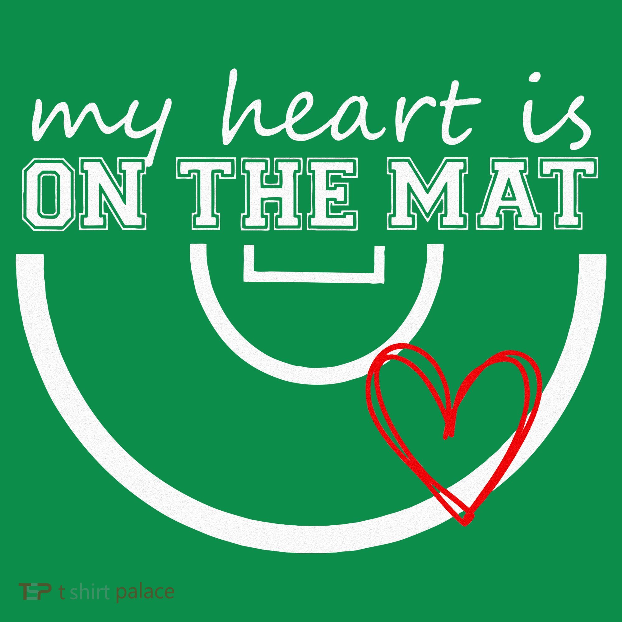 Wrestling My Heart Is On Mat Mom Wrestle Cricut Mousepad