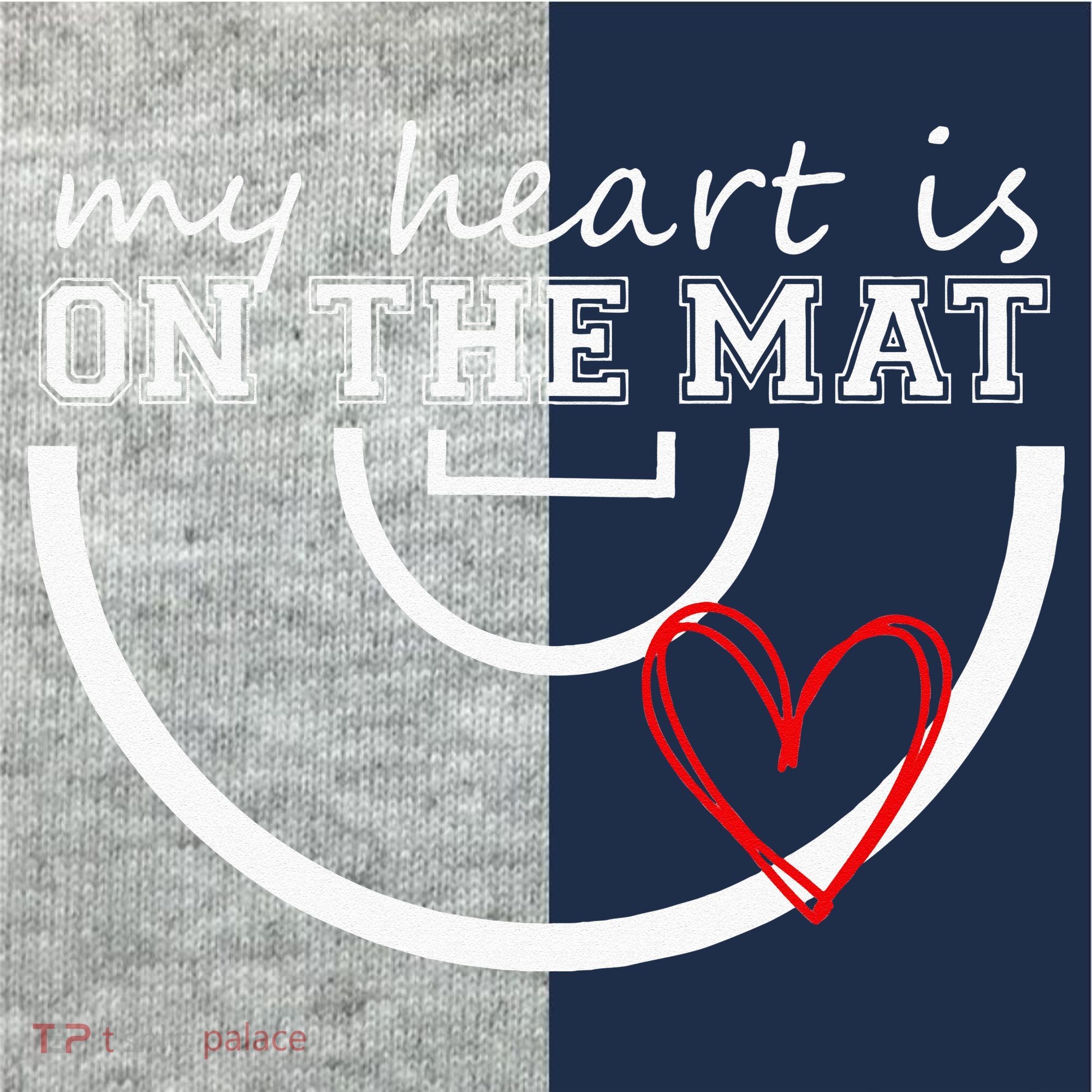 Wrestling My Heart Is On Mat Mom Wrestle Cricut Kids Colorblock Raglan Jersey