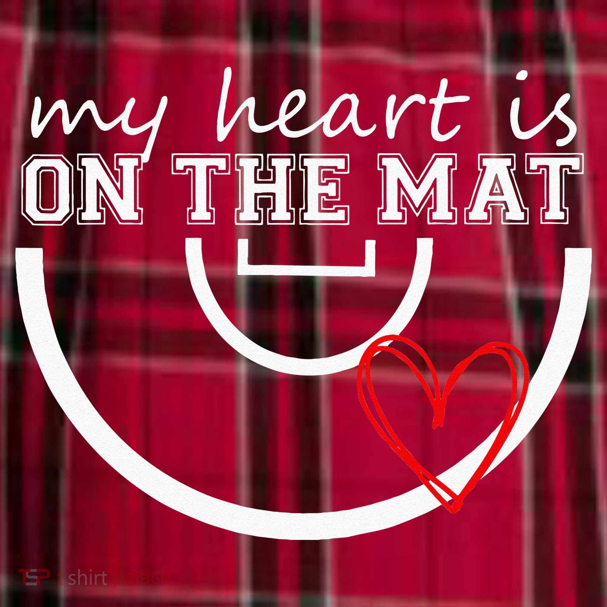 Wrestling My Heart Is On Mat Mom Wrestle Cricut Women's Flannel Plaid Pajama Pants