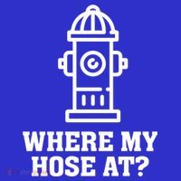 Where My Hose At? Funny Saying Fire Hydrant Quote Gift Baby Bodysuit thumb 2