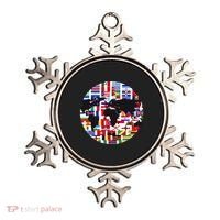World Map International Country Flags Traveling World Flags Ornament thumb 0