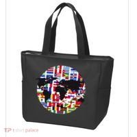 World Map International Country Flags Traveling World Flags Tote Bag thumb 3
