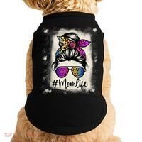 Womens Mom Life Bleached Rainbow Leopard Shirt Mama Mother Doggie Tank thumb 0