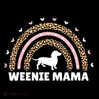 Weenie Mama Leopard Rainbow Dachshund Lover Gift Bucket Hat thumb 4