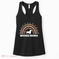 Weenie Mama Leopard Rainbow Dachshund Lover Gift Women's Tank Top thumb 0