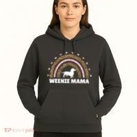 Weenie Mama Leopard Rainbow Dachshund Lover Gift Hoodie thumb 5