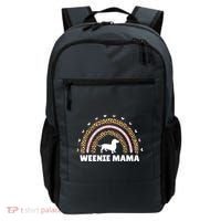 Weenie Mama Leopard Rainbow Dachshund Lover Gift Backpack thumb 0