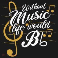 Without Music Life Would B Flat II Funny Music Quotes Visor thumb 3