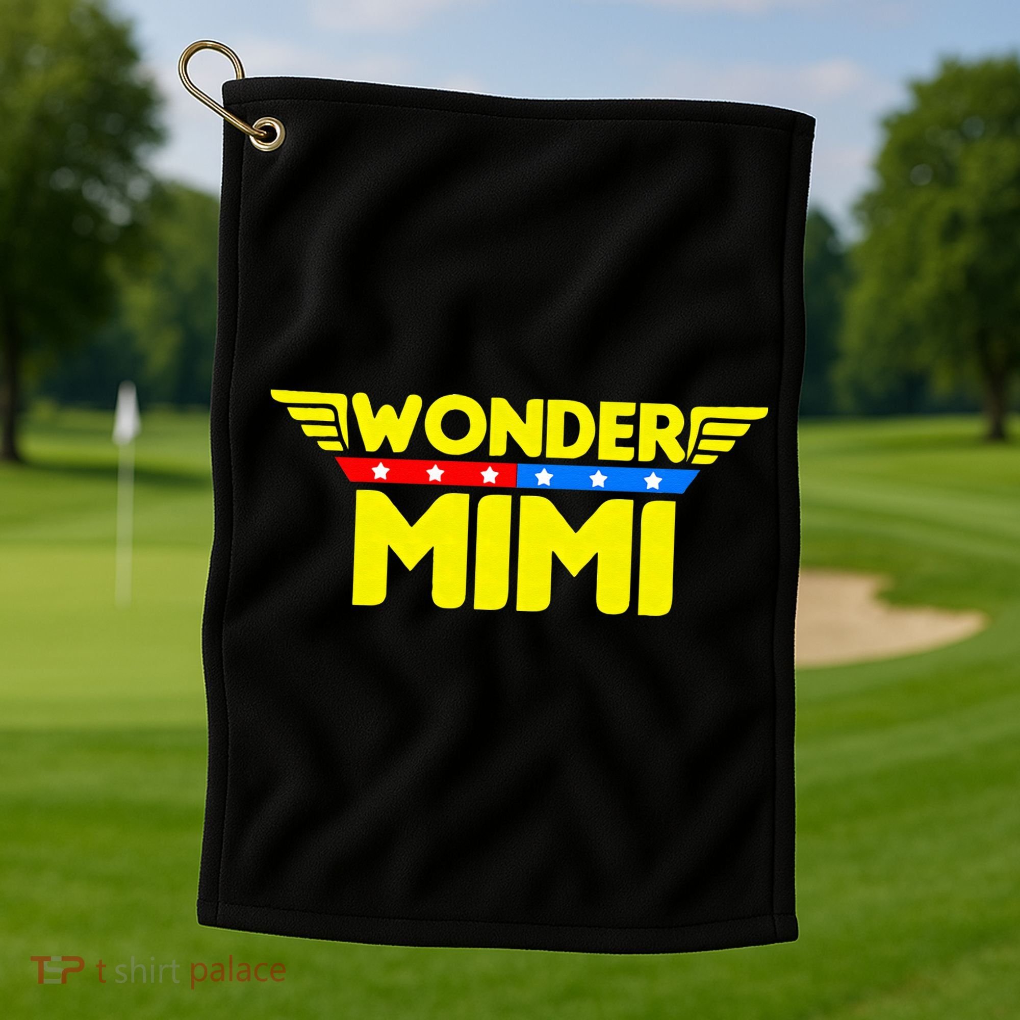 Wonder Mimi Mother's Day Gift Mom Grandma Golf Towel