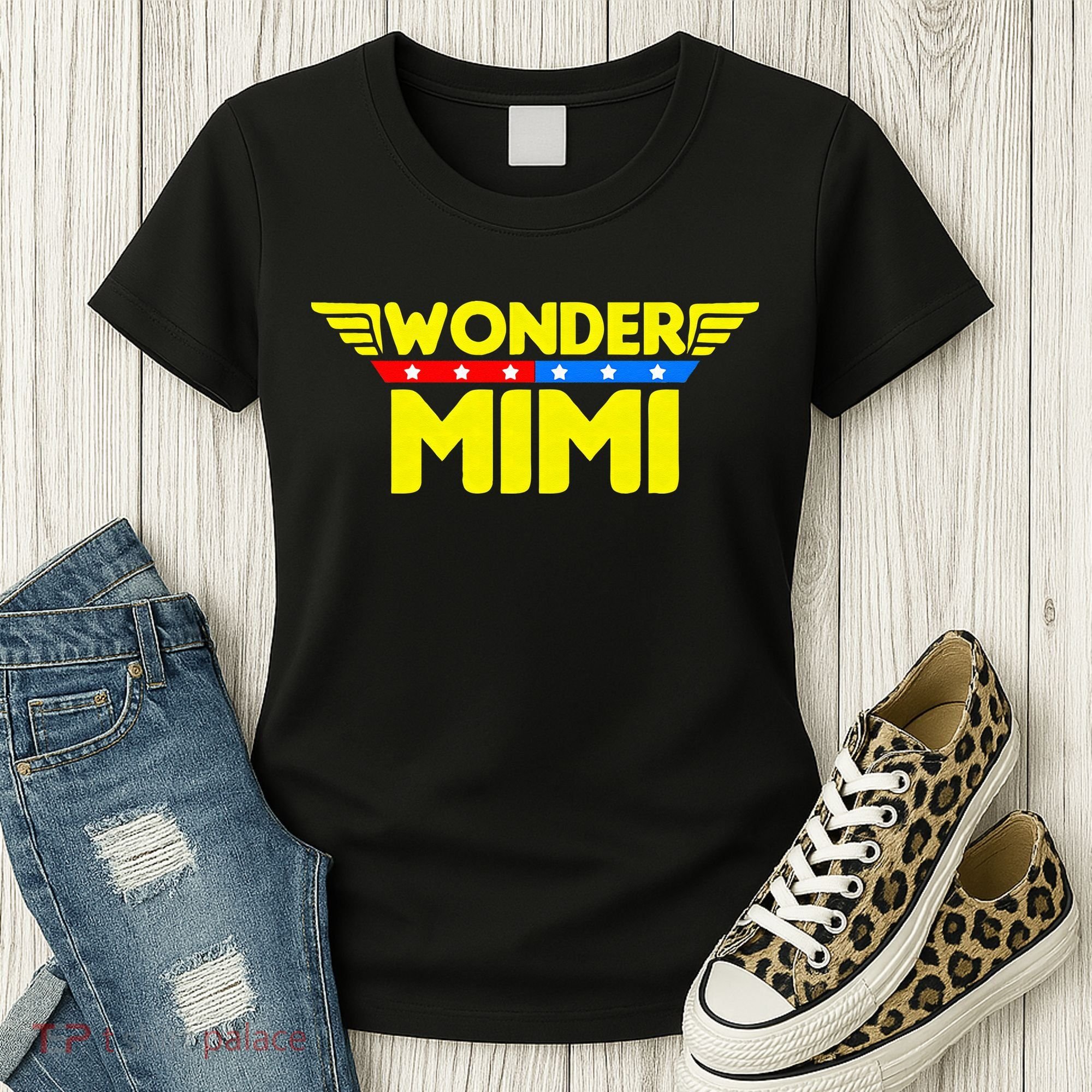 Wonder Mimi Mother's Day Gift Mom Grandma Women's T-Shirt