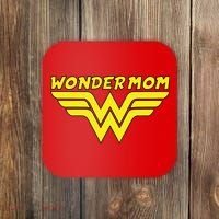 Wonder Mom Mother's Day Gift Coaster thumb 0