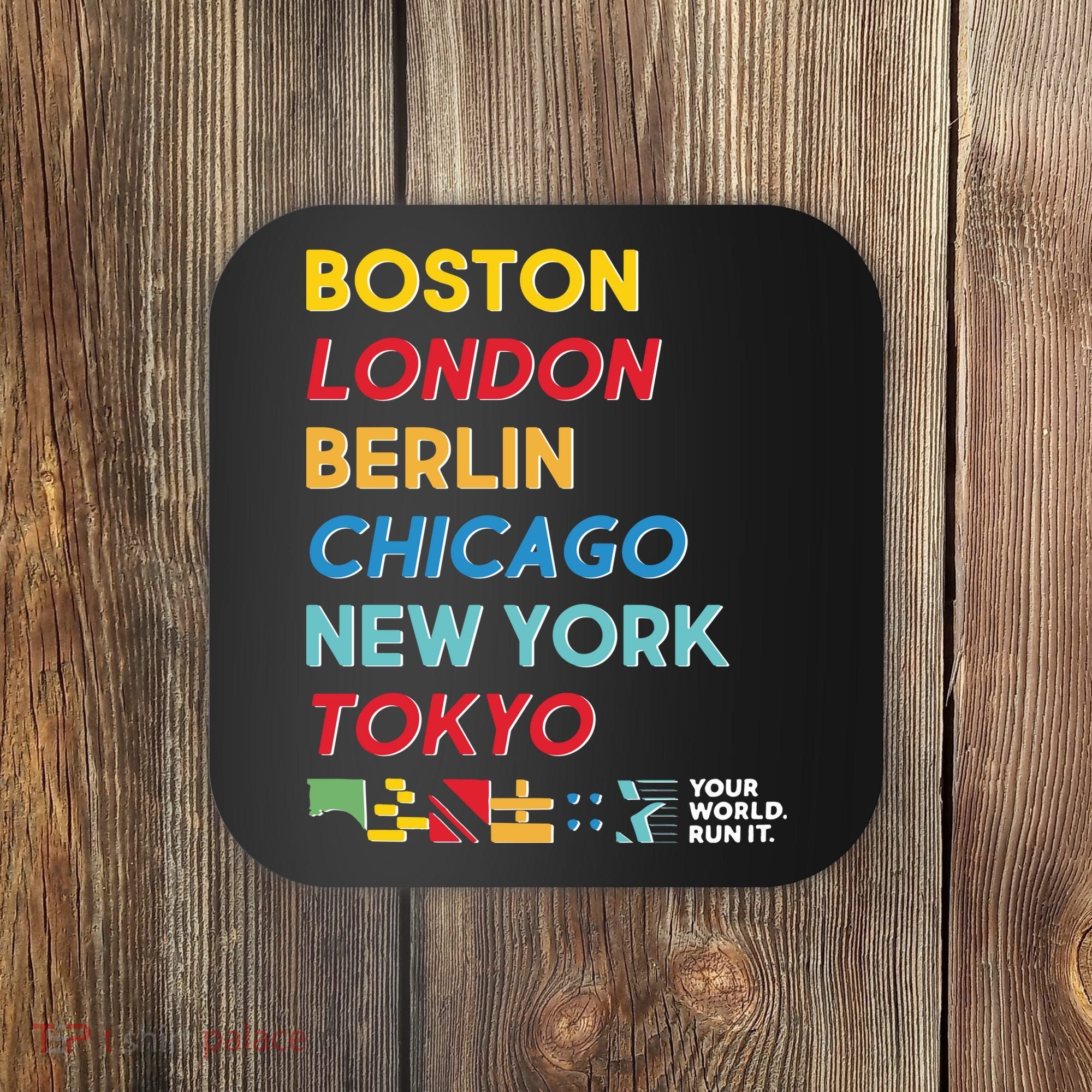World Marathon Majors Sportiqe Coaster
