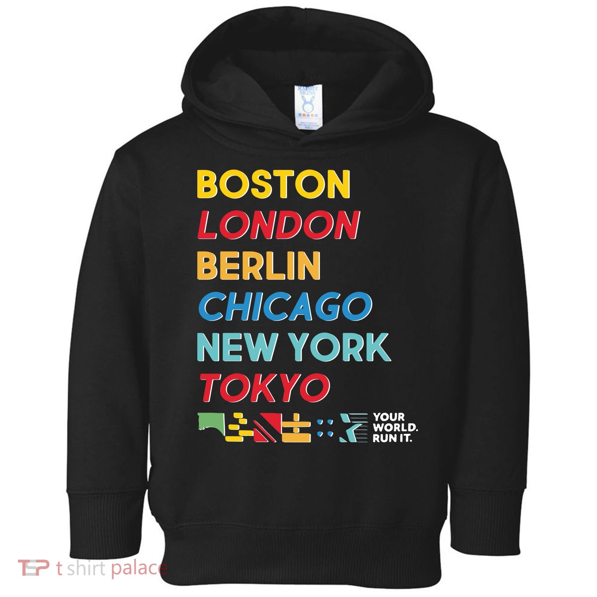 World Marathon Majors Sportiqe Toddler Hoodie