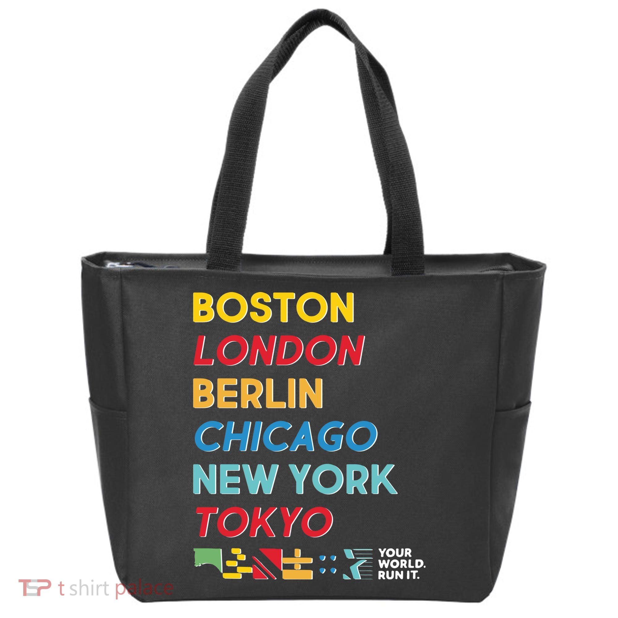 World Marathon Majors Sportiqe Tote Bag