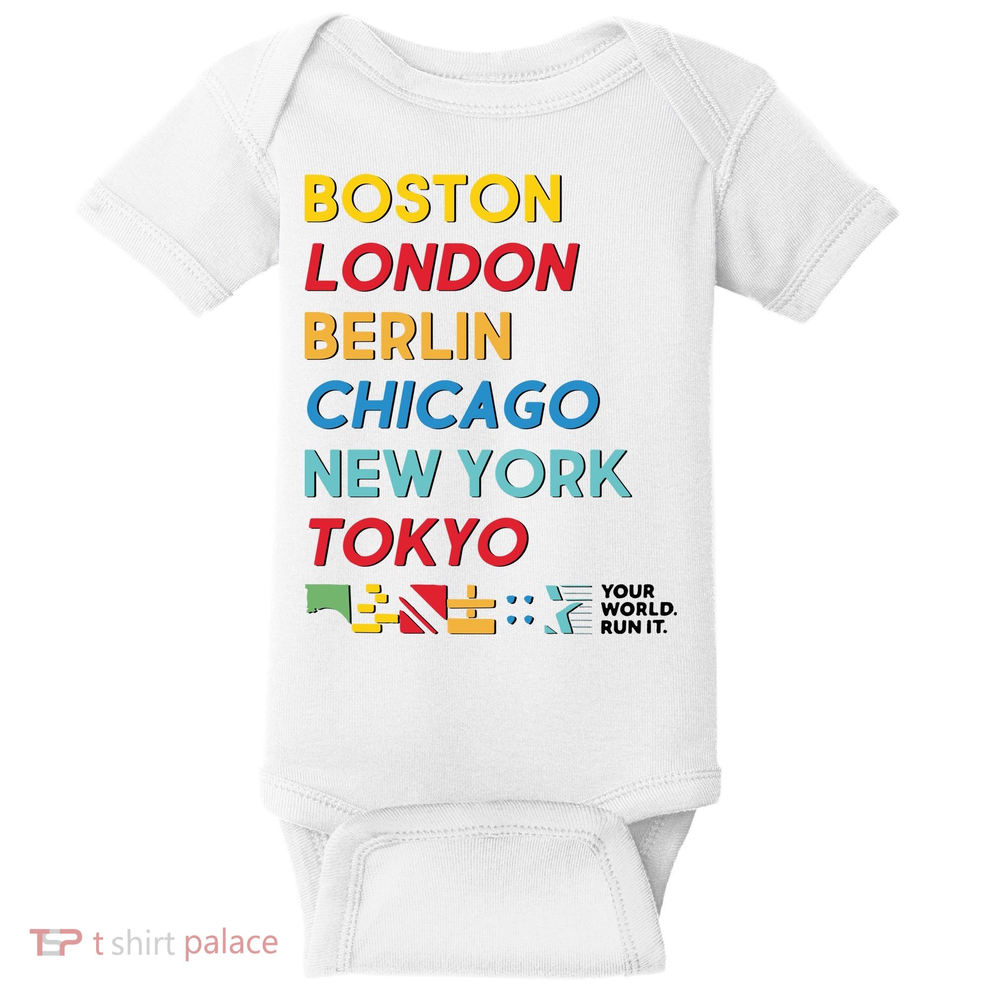 World Marathon Majors Sportiqe Baby Bodysuit