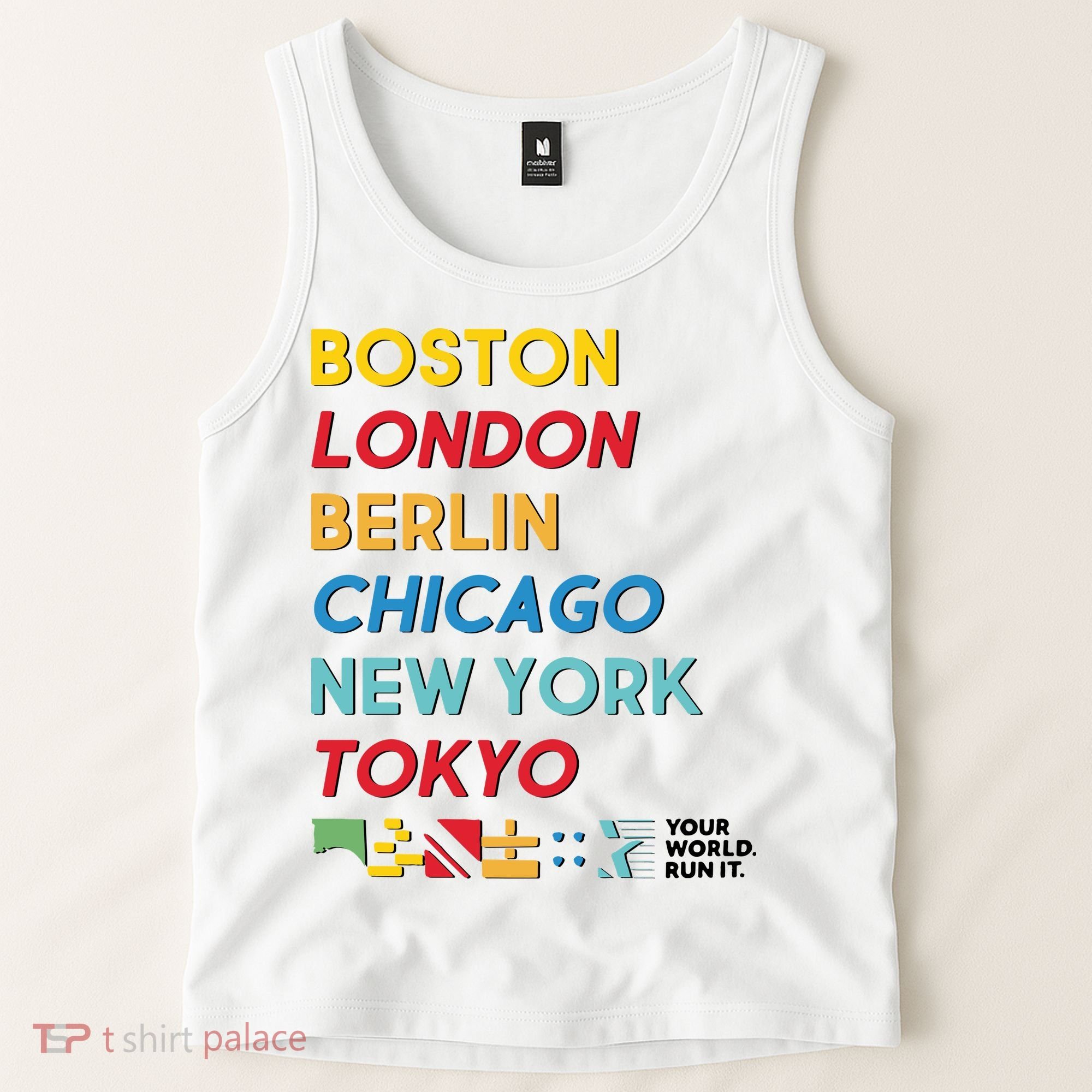 World Marathon Majors Sportiqe Tank Top