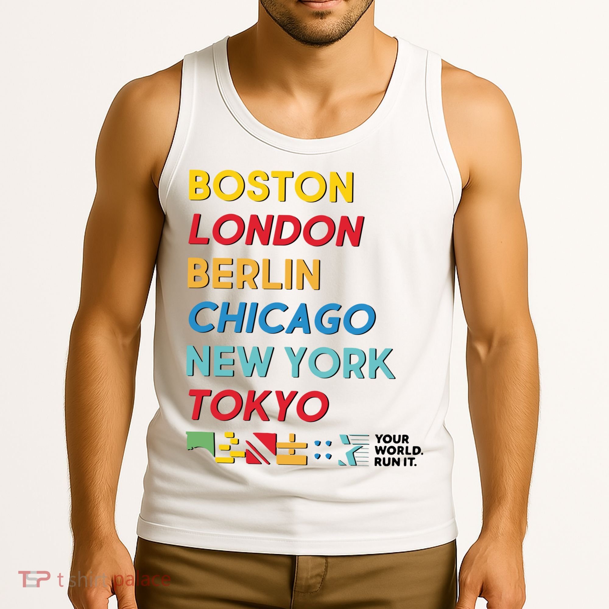 World Marathon Majors Sportiqe Tank Top