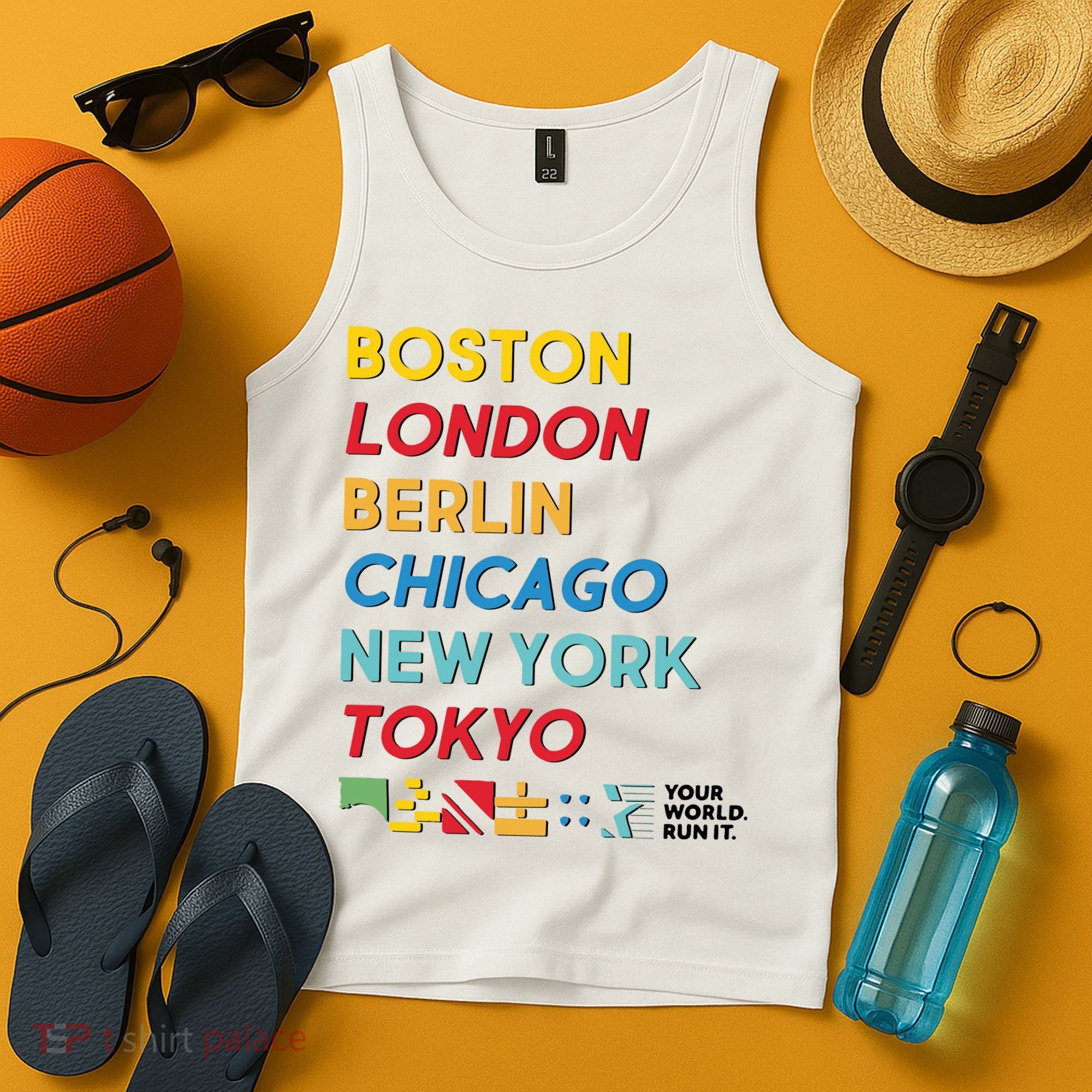 World Marathon Majors Sportiqe Tank Top