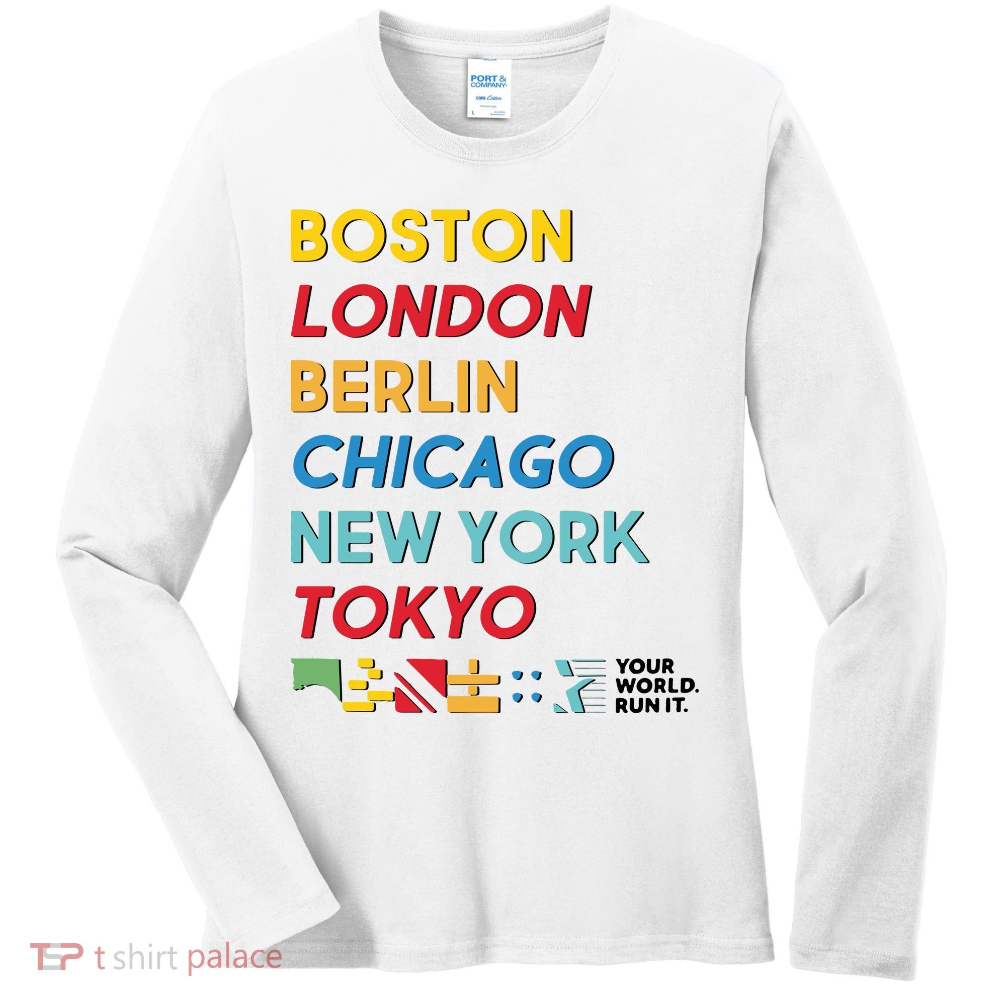 World Marathon Majors Sportiqe Women's Long Sleeve Shirt