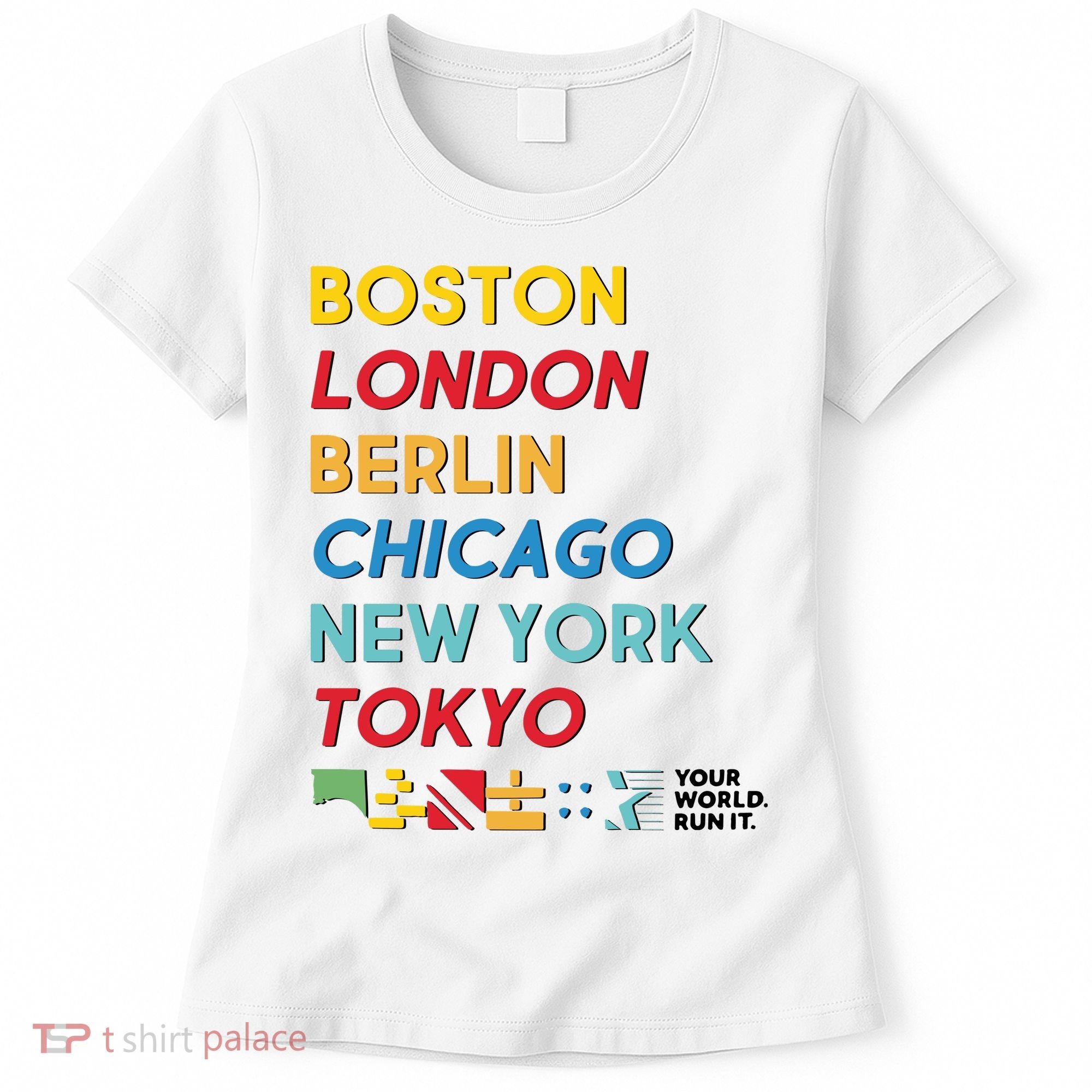 World Marathon Majors Sportiqe Women's T-Shirt
