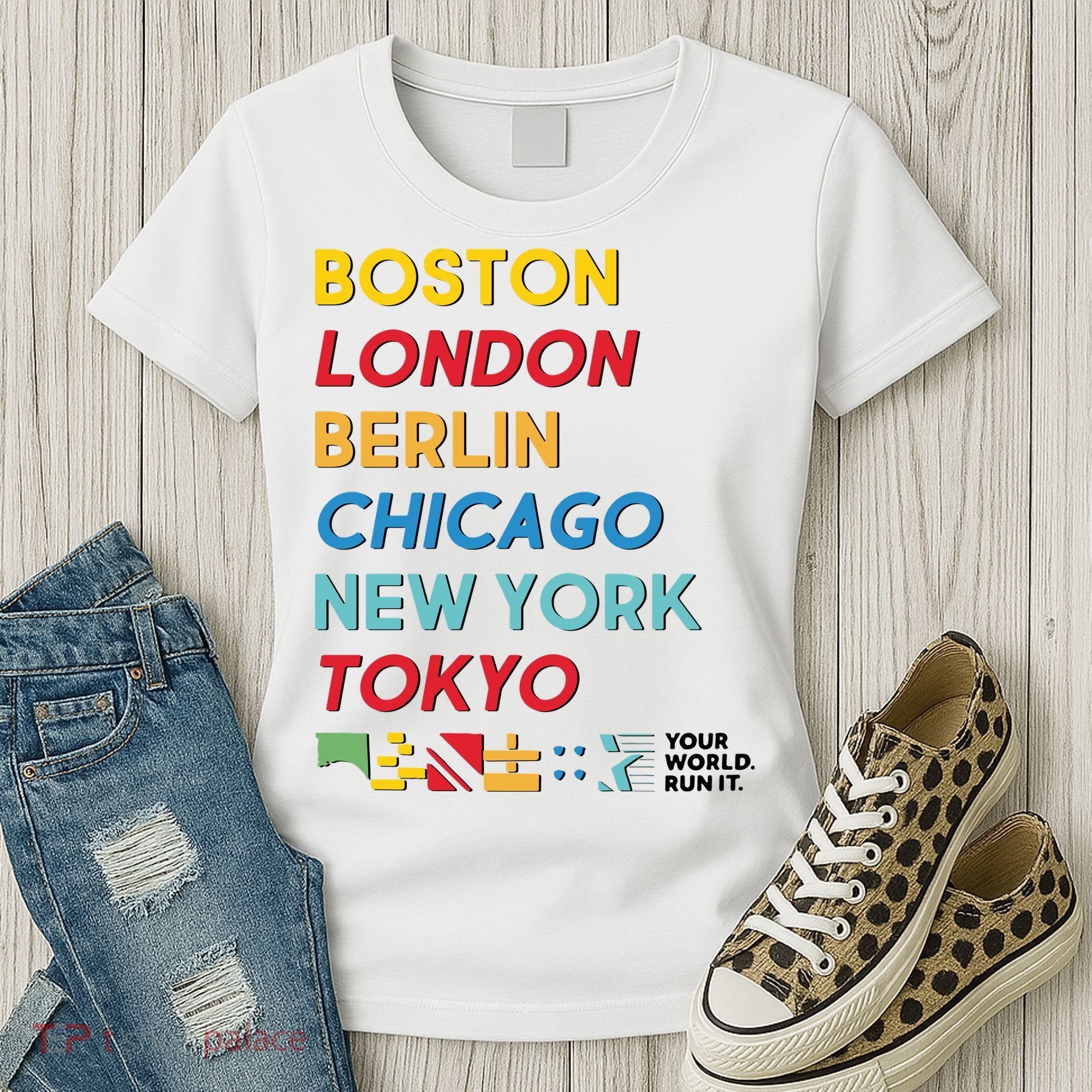 World Marathon Majors Sportiqe Women's T-Shirt