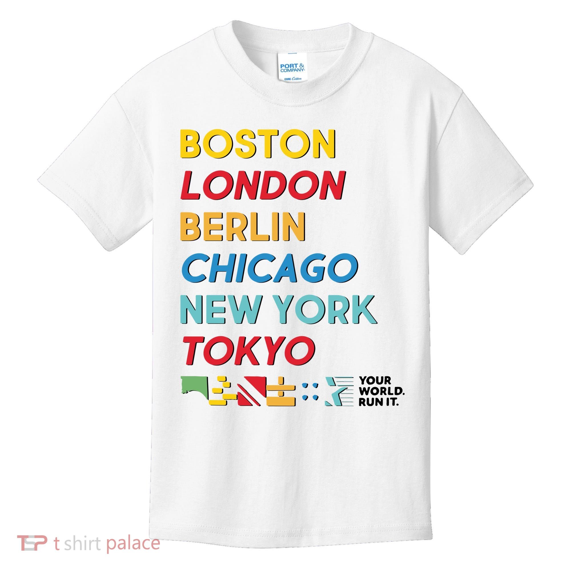 World Marathon Majors Sportiqe Kids T-Shirt