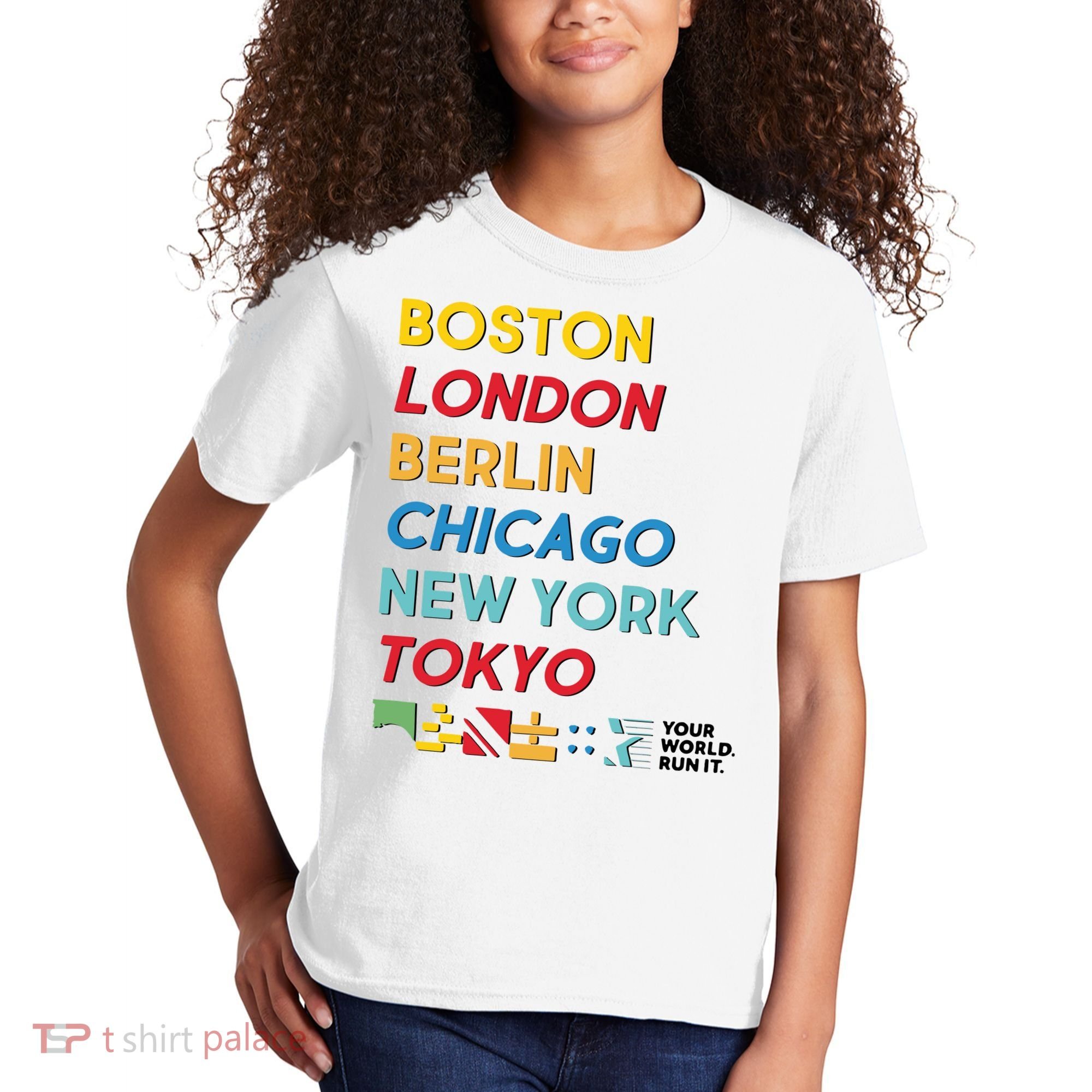 World Marathon Majors Sportiqe Kids T-Shirt