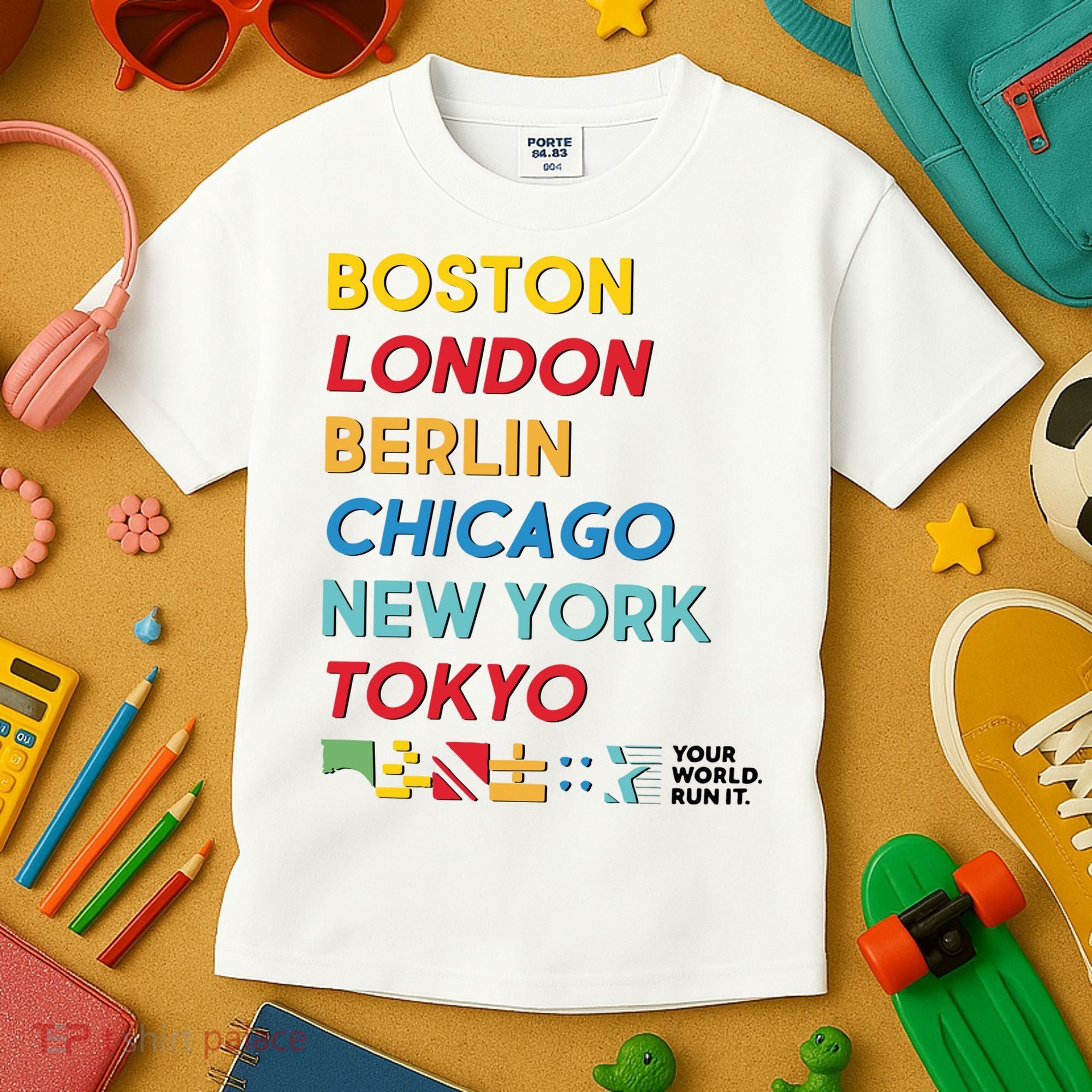 World Marathon Majors Sportiqe Kids T-Shirt