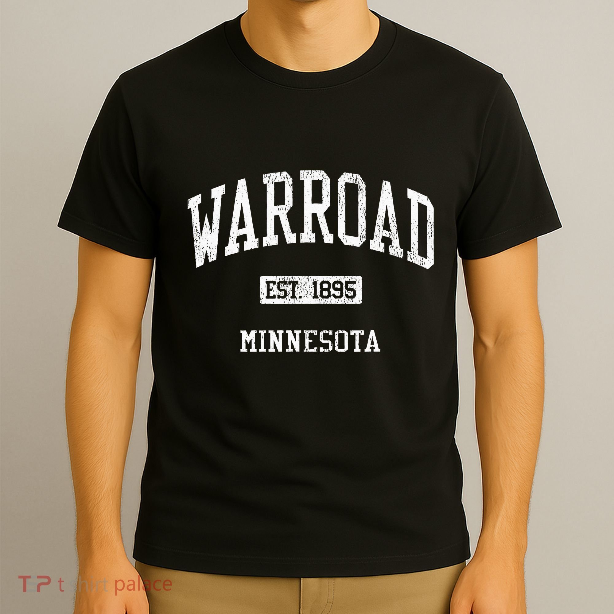 Warroad Minnesota Mn Js04 Vintage Athletic Sports T-Shirt