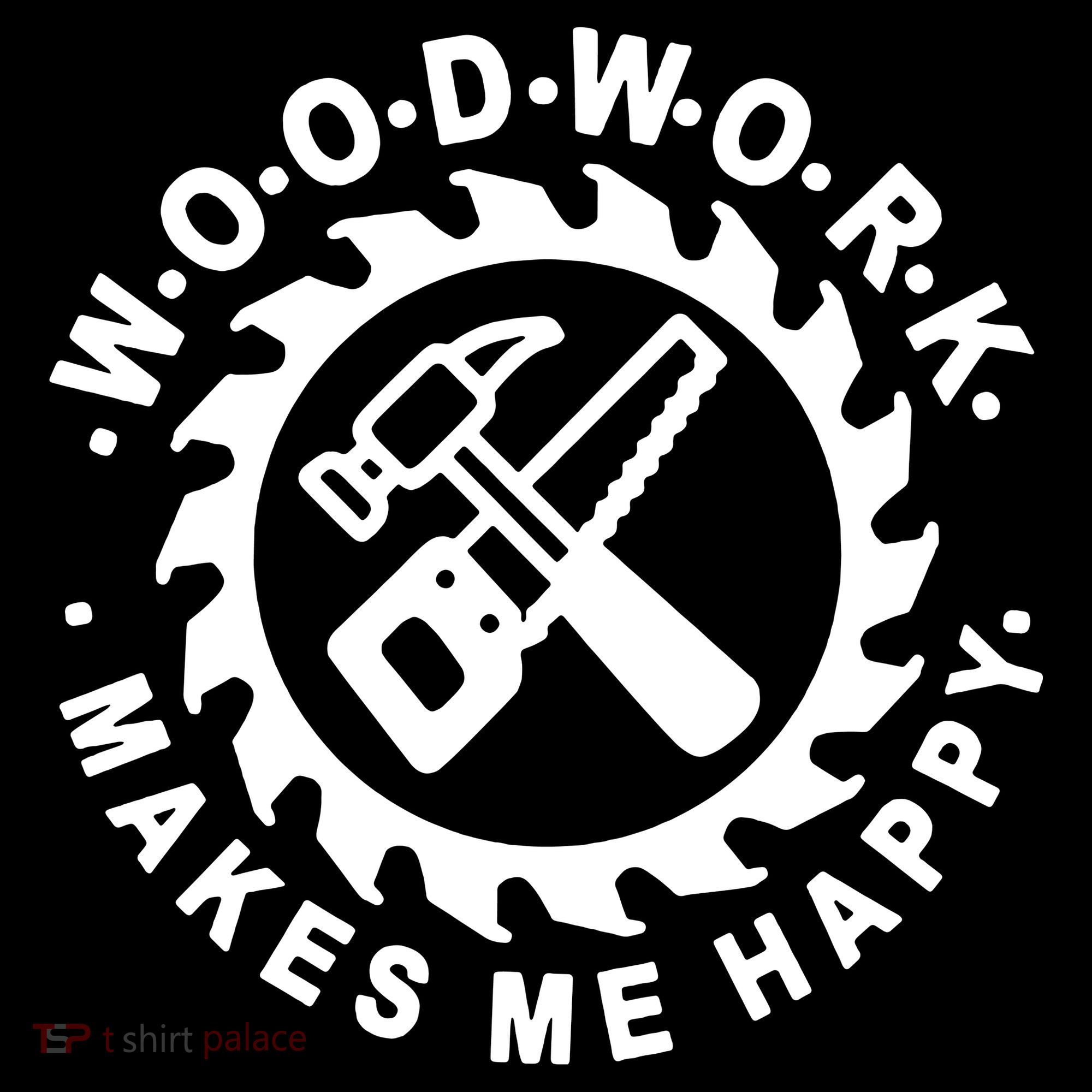 Woodwork Makes Me Happy Backpack