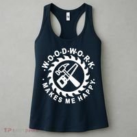 Woodwork Makes Me Happy Women's Tank Top thumb 3