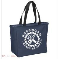 Woodwork Makes Me Happy Tote Bag thumb 2