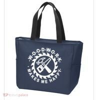 Woodwork Makes Me Happy Tote Bag thumb 3