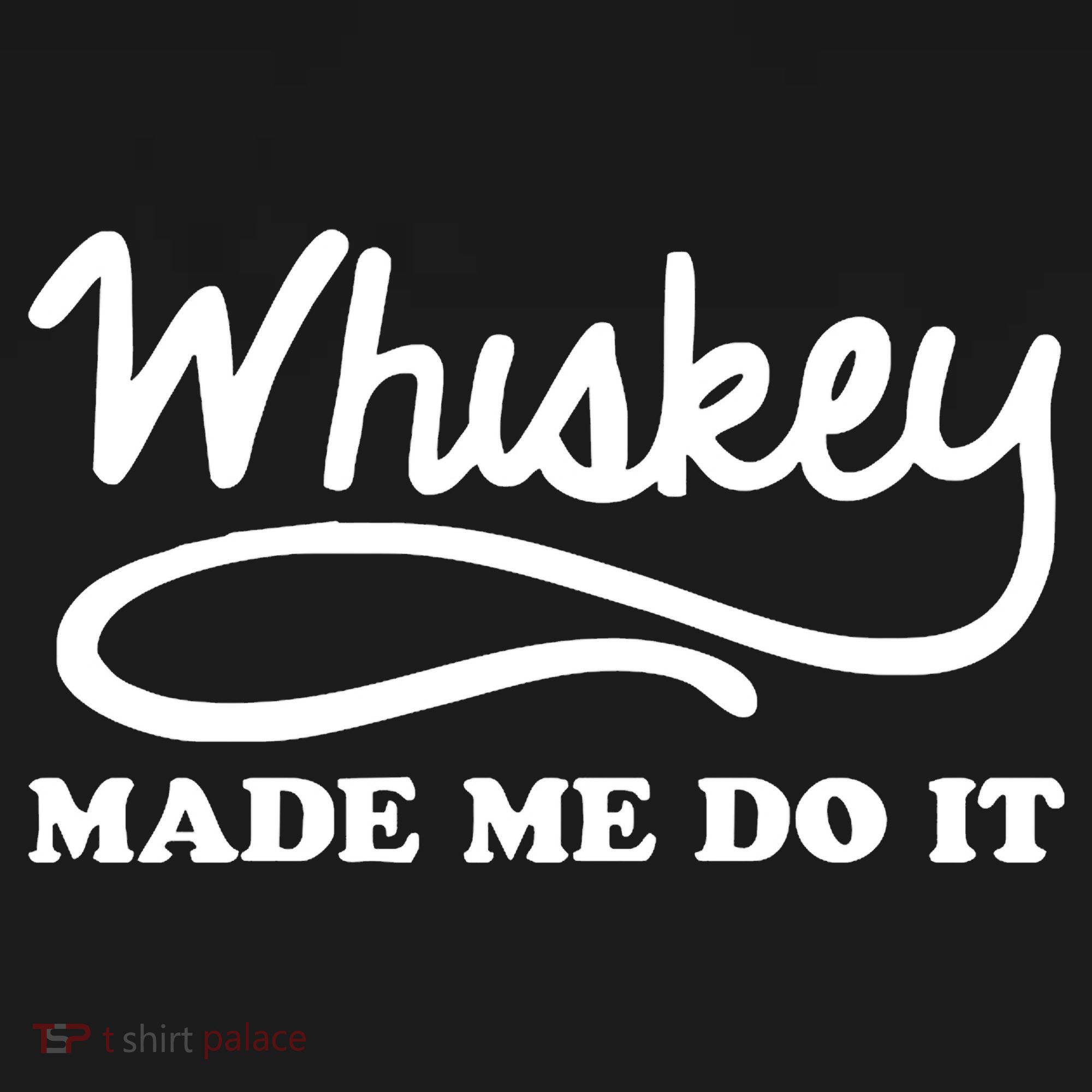 Whiskey Made Me Do It Funny Visor
