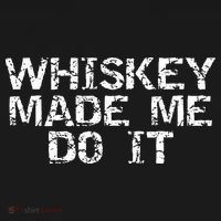 Whiskey Made Me Do It Funny Fathers Day Gift Alcohol Visor thumb 3