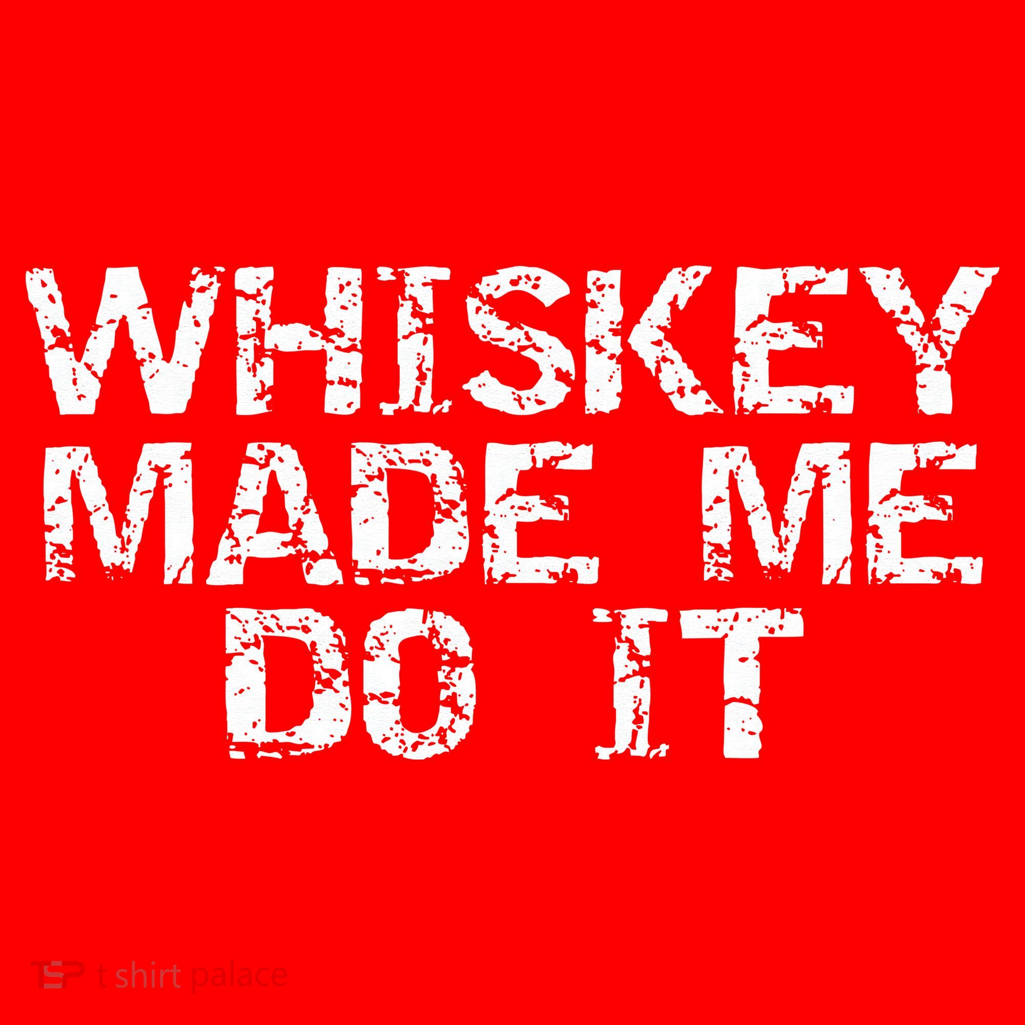 Whiskey Made Me Do It Funny Fathers Day Gift Alcohol Santa Hat