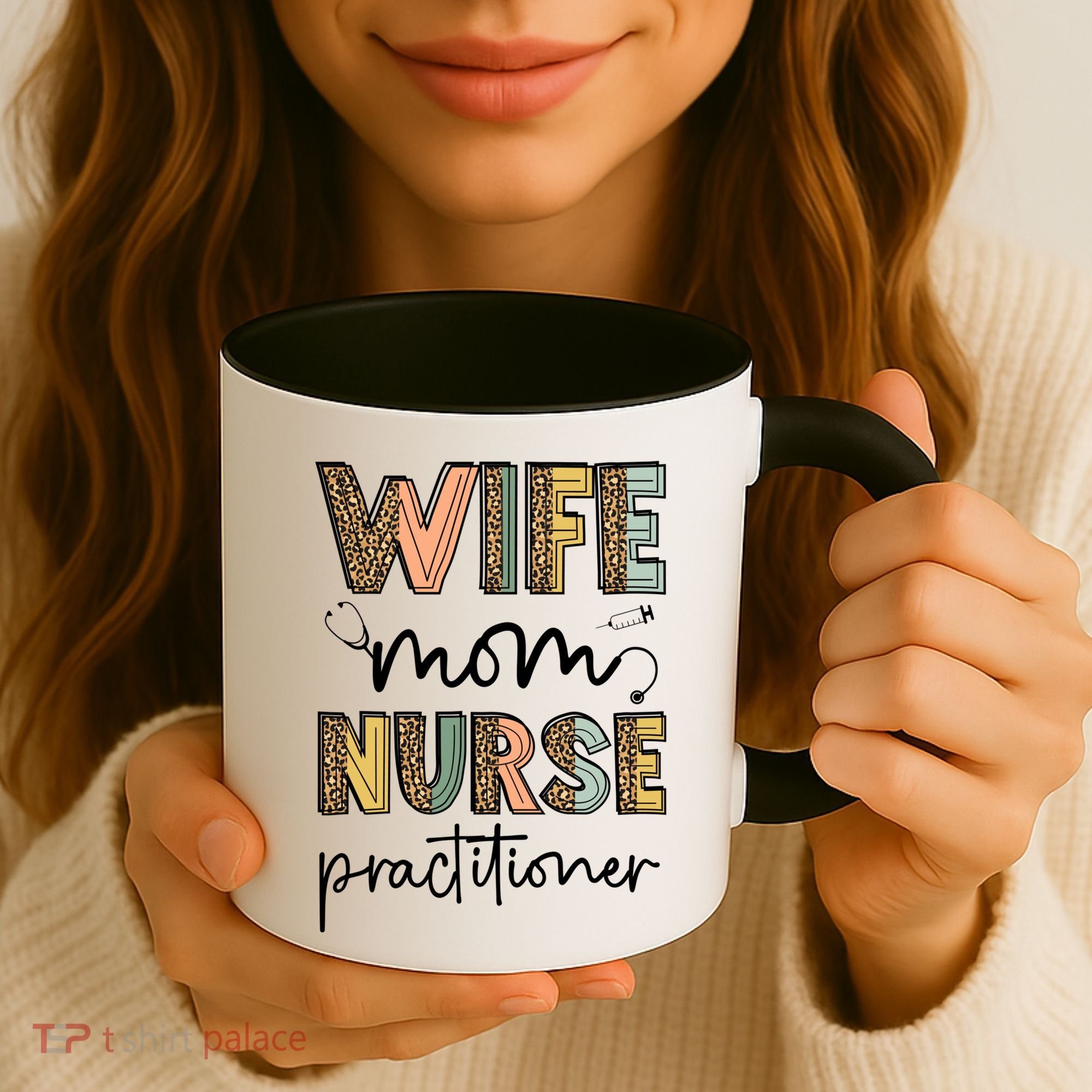 Wife Mom Nurse Practitioner Np Nurse Practitioners Great Gift Coffee Mug
