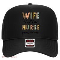 Wife Mom Nurse Practitioner Np Nurse Practitioners Great Gift Hat thumb 0