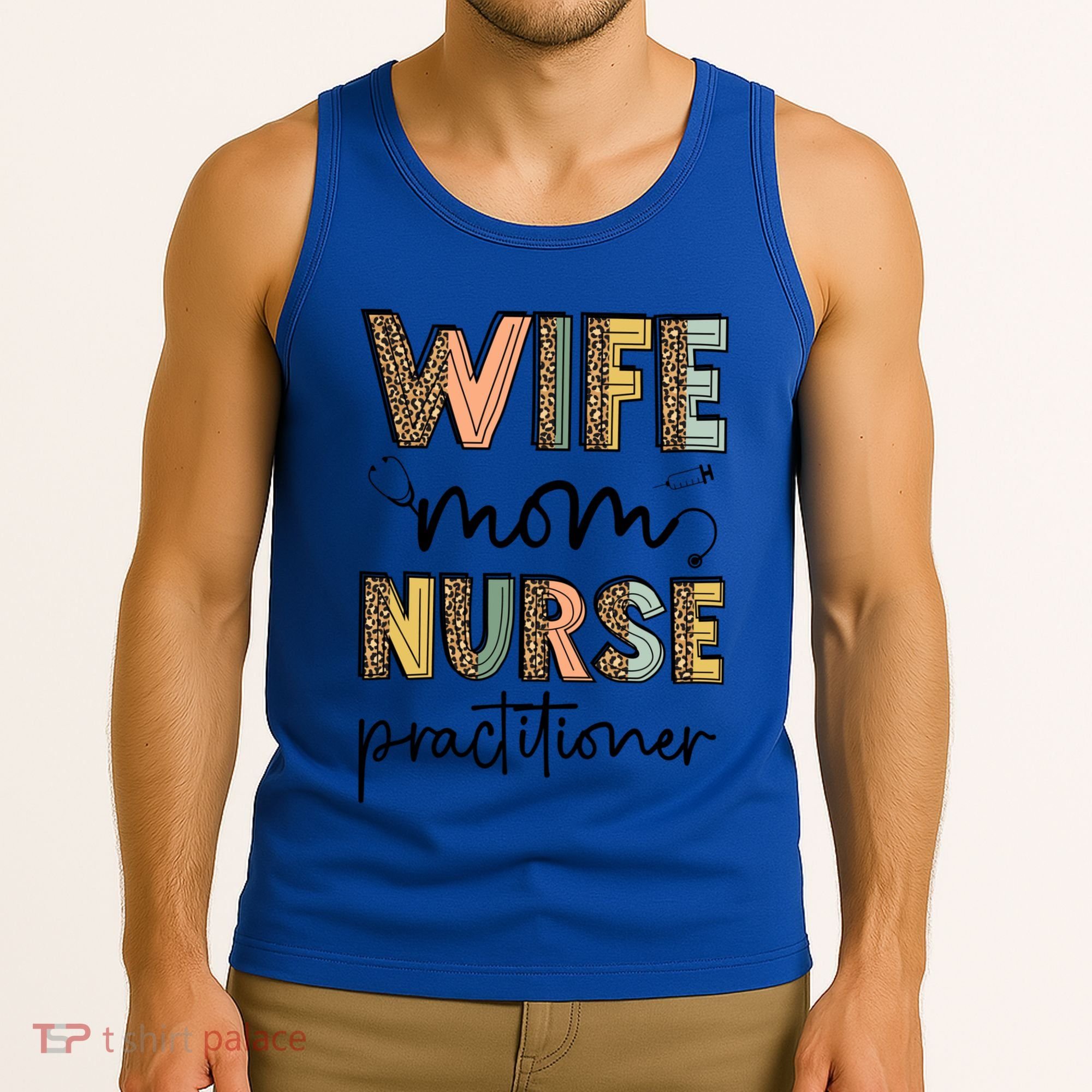 Wife Mom Nurse Practitioner Np Nurse Practitioners Great Gift Tank Top