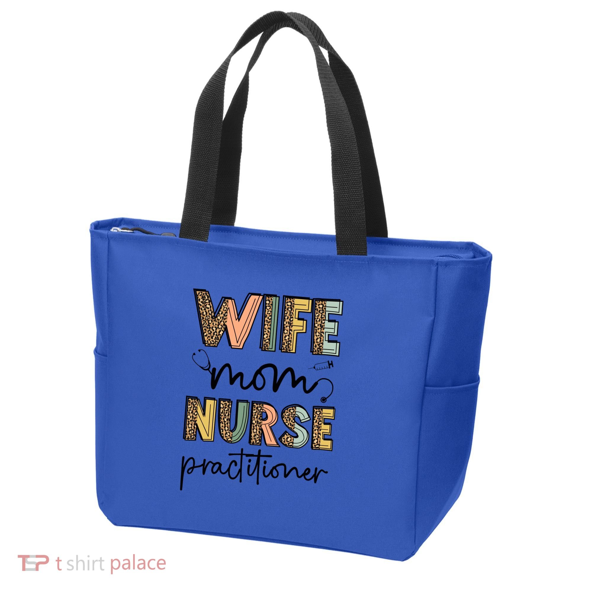 Wife Mom Nurse Practitioner Np Nurse Practitioners Great Gift Tote Bag