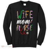 Wife Mom Nurse Cheetah Sweatshirt thumb 0
