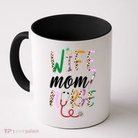 Wife Mom Nurse Cheetah Coffee Mug thumb 0