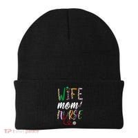 Wife Mom Nurse Cheetah Beanie thumb 0