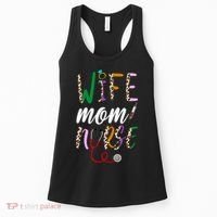 Wife Mom Nurse Cheetah Women's Tank Top thumb 0