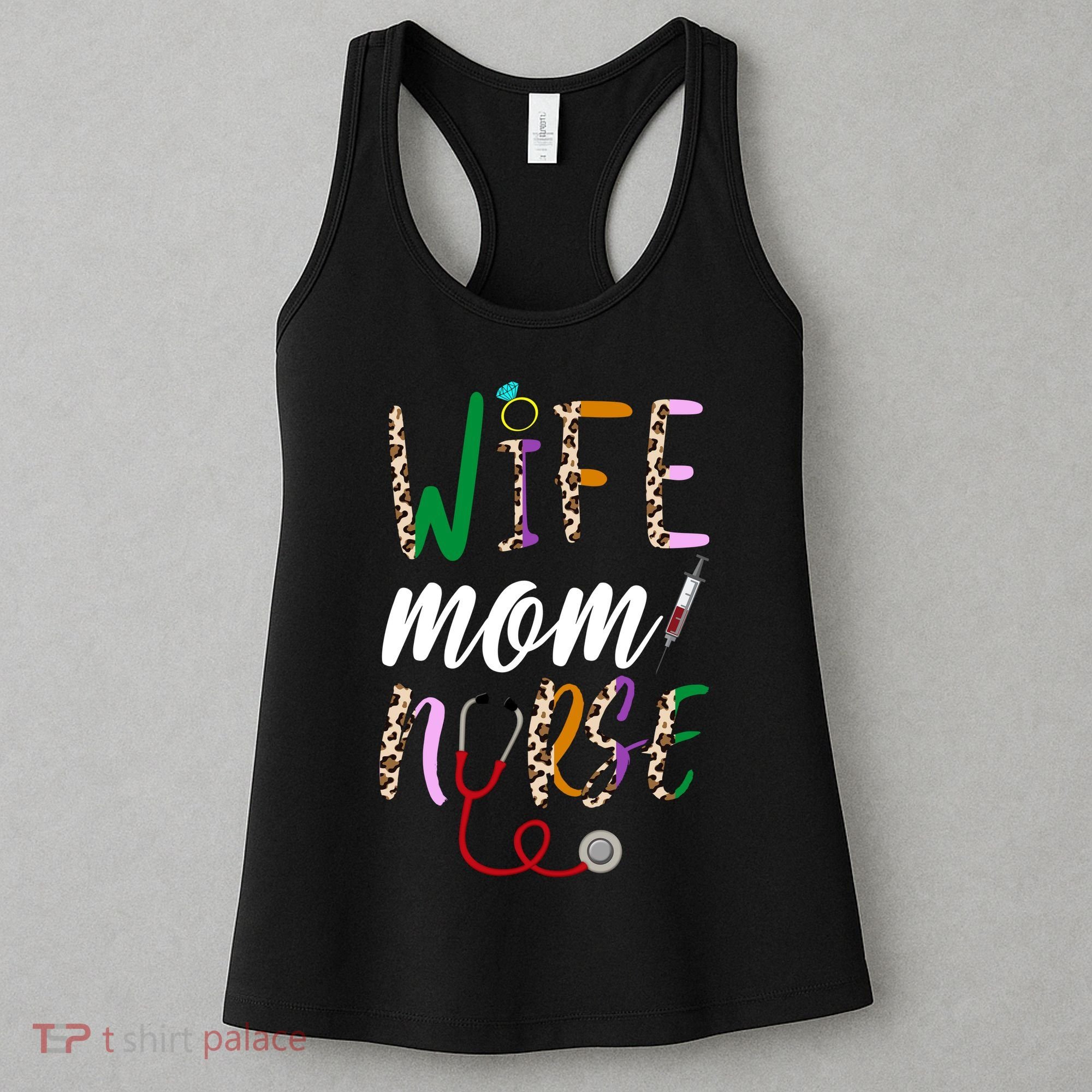 Wife Mom Nurse Cheetah Women's Tank Top