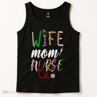 Wife Mom Nurse Cheetah Tank Top thumb 2