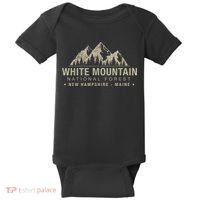 White Mountain National Forest New Hampshire Maine Baby Bodysuit thumb 0