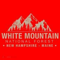 White Mountain National Forest New Hampshire Maine Santa Hat thumb 1