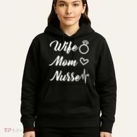 Wife Mom Nurse Cute Gift Hoodie thumb 5