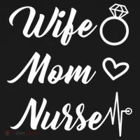 Wife Mom Nurse Cute Gift Sweatshirt thumb 3